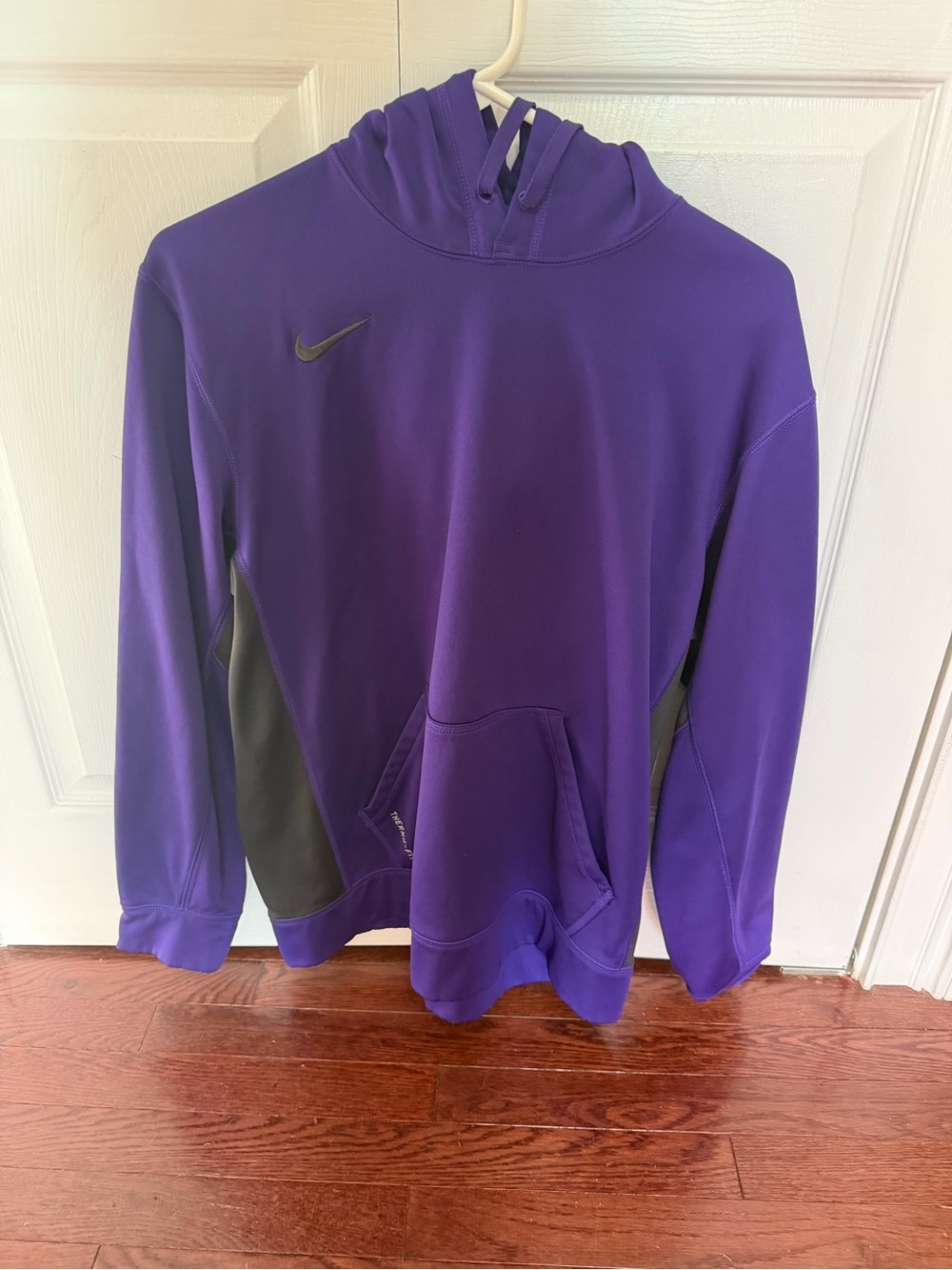 Nike Purple Hoodie with Black Side Panels